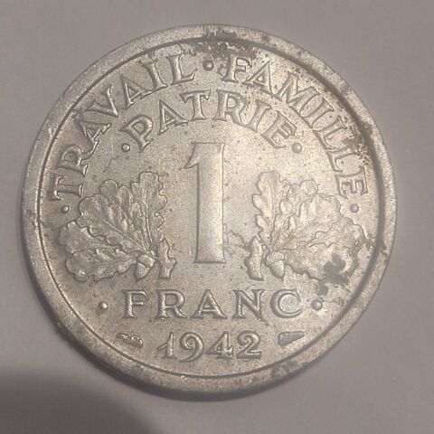 RARES PICES 1941 1 FRANC 1941 / 20 CENTIMES 650 Poitiers (86)