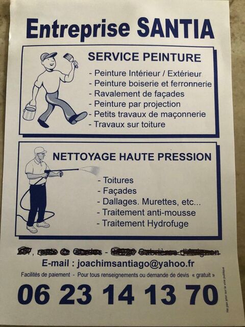 service peinture / nettoyage 0 30100 Als