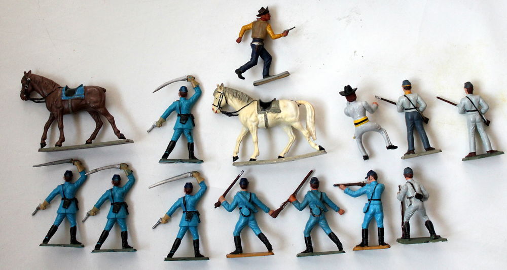 STARLUX Guerre de s&eacute;cession 12 soldats nordistes, sudistes e Jeux / jouets