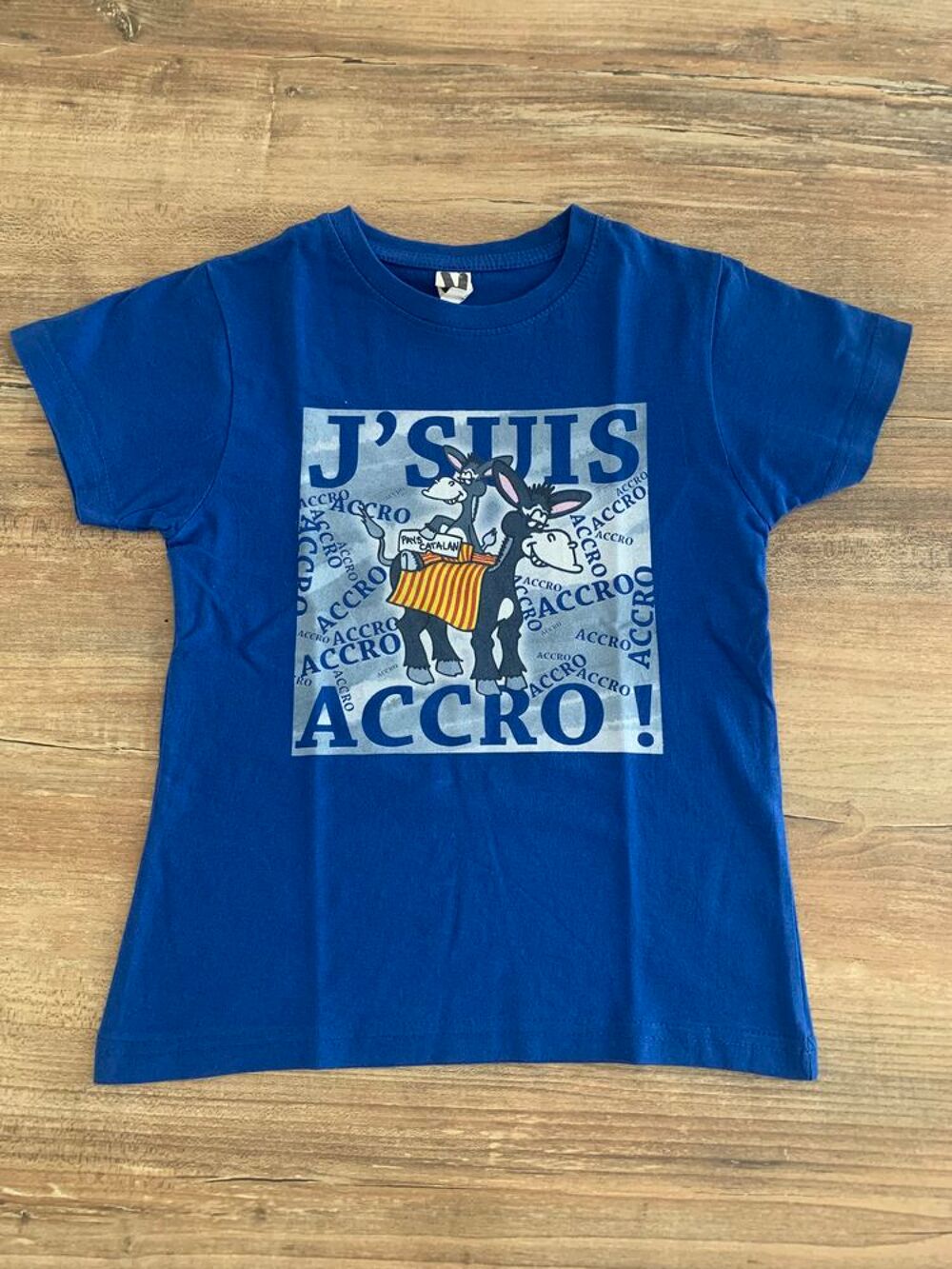 Tee shirt enfant gar&ccedil;on " J' suis accro au pays ca Vêtements enfants