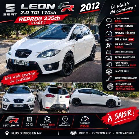 Seat leon fr 2011 2.0 tdi 170ch
