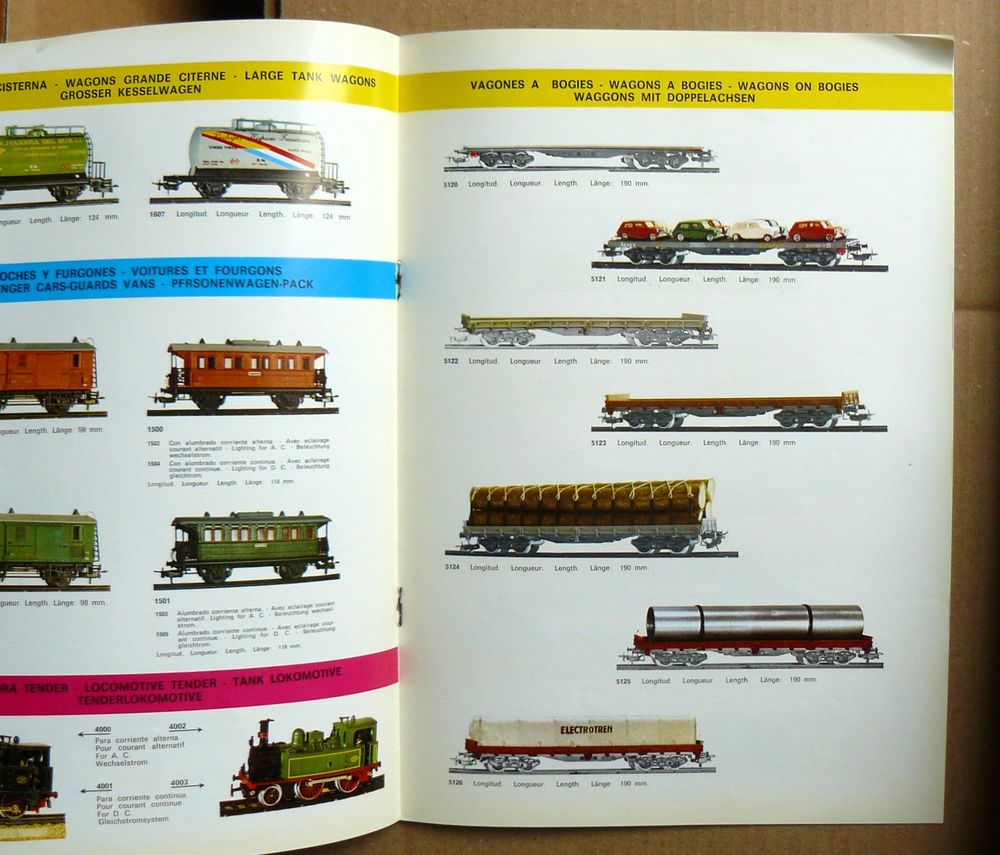 Catalogue Marklin Electrotren - 1974 - 20 pages Jeux / jouets
