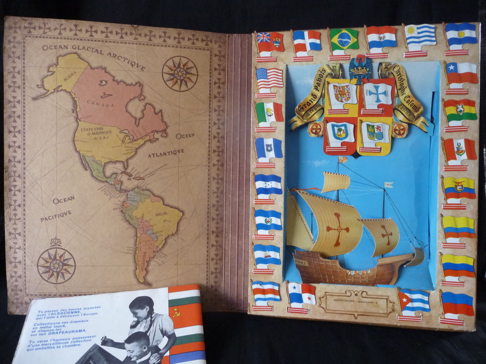 Drapeauramas complets de l'Alsacienne (Europe/Am&eacute;rique/Afriq 