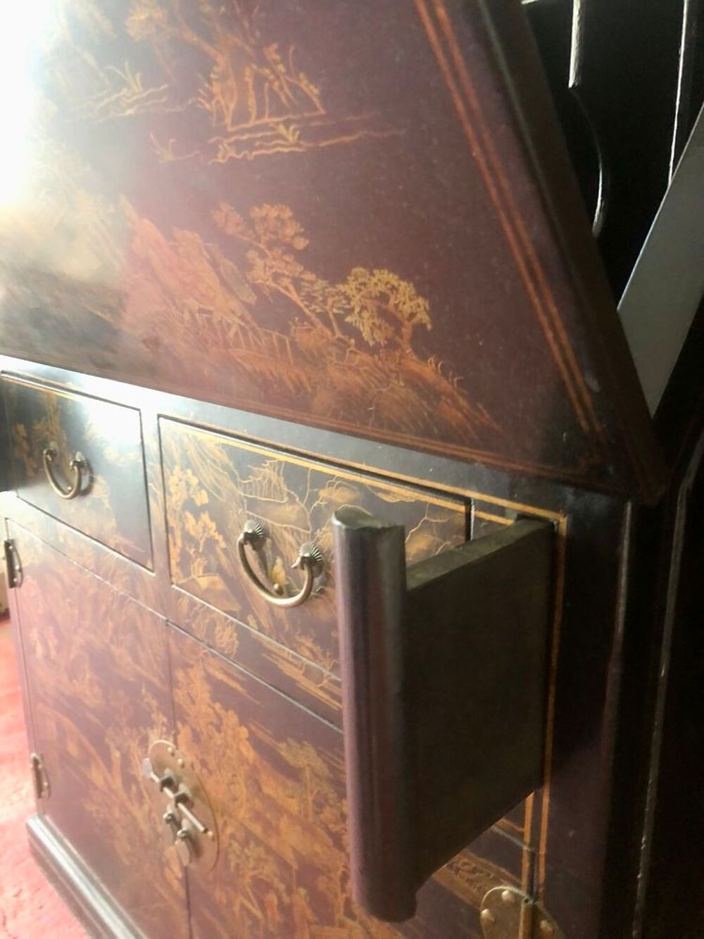 Meuble secr&eacute;taire chinois de belle manufacture Meubles