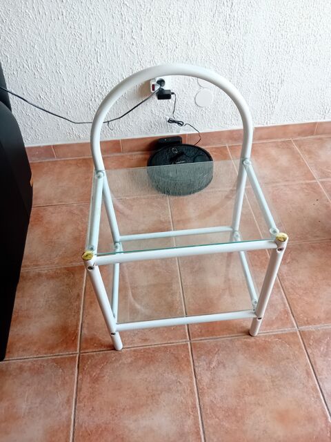 2 chevets blancs en verre 20� les deux chevets 20 St Mitre (13)