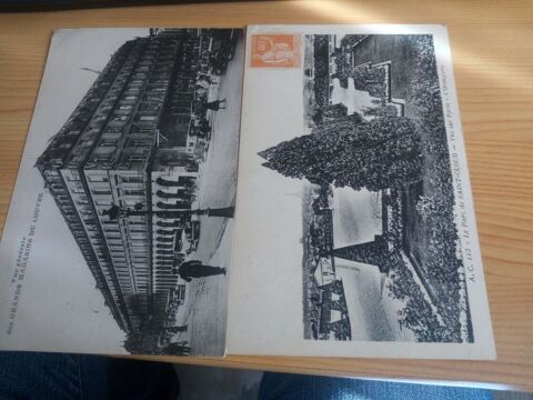 LOT DEUX CARTES POSTALES ANCIENNES BON ETAT 100 Levainville (28)