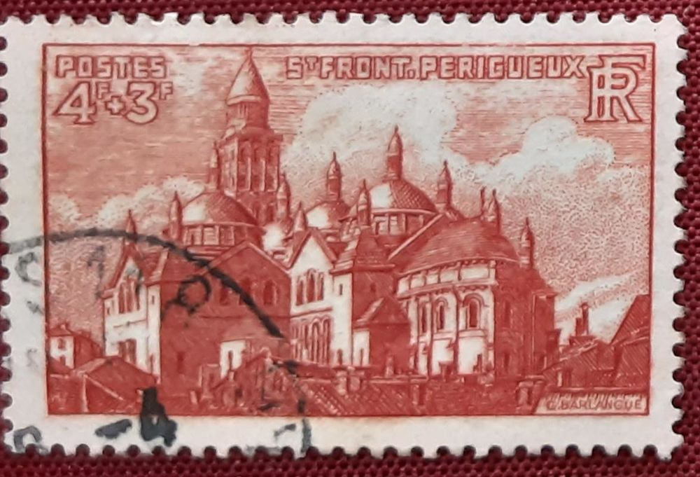 5 TIMBRES &agrave; collection PERIGUEUX saint FRONT 