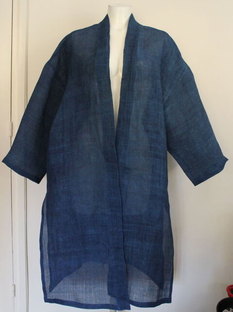 Kimono indigo COMPAGNIE FRANCAISE de l'ORIENT et de la CHINE 100 Issy-les-Moulineaux (92)