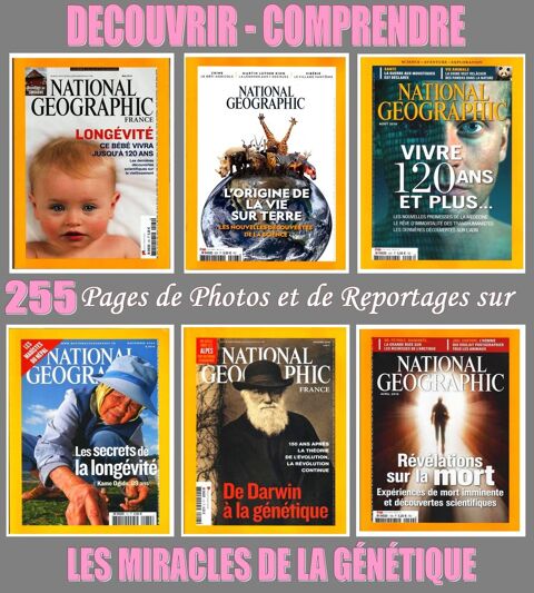 GÉNÉTIQUE - parcours de vie - DARWIN / prixportcompris 18 Lille (59)