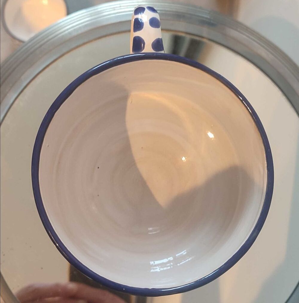 Paire de Grandes tasses de 500 ml en C&eacute;ramique du Maghreb 