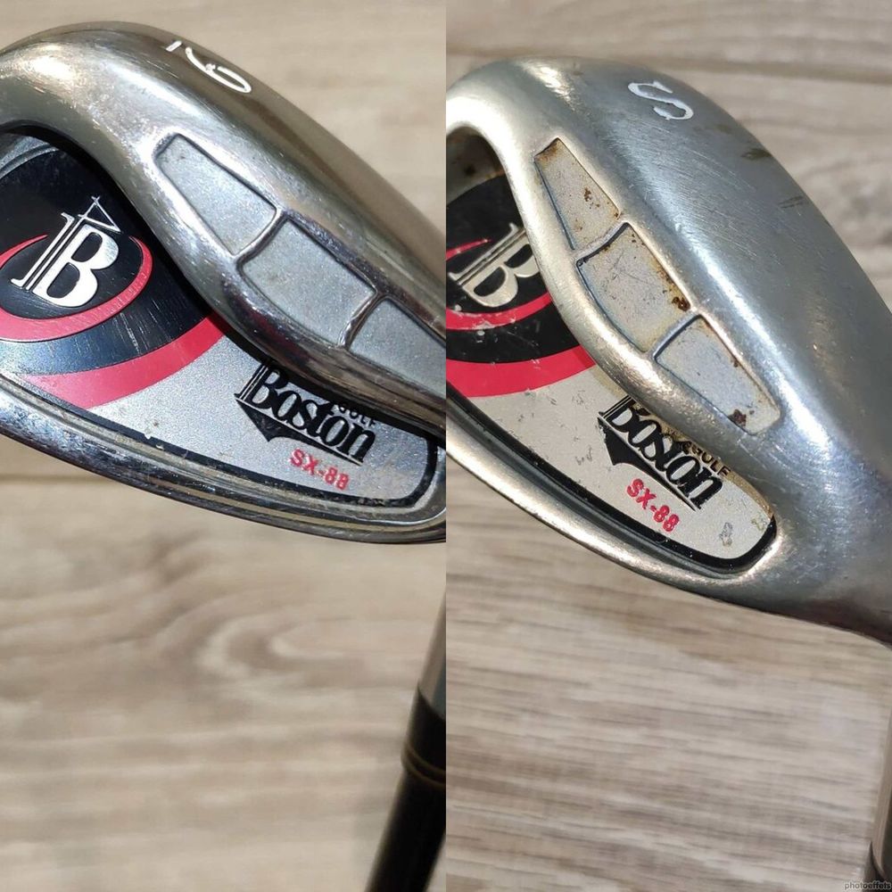 2 Fers de Golf 9&amp;Sandwedge Boston SX-88 en Graphite Homme Sports