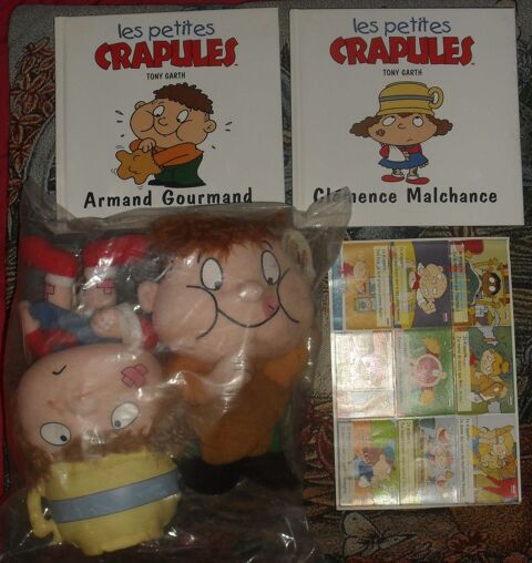 Lot de 2 Petites Crapules Livres + Peluches + 9�tiquettes. 25 Montreuil (93)