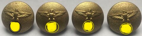 bouton dor�s uniforme militaire allemand ww2 0 Richwiller (68)