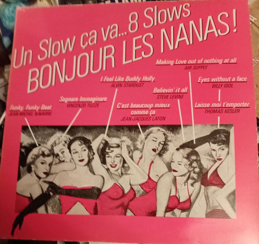 1 SLOW CA VA ... 8 SLOWS BONJOUR LES NANAS /DISQUE 33 TOURS CD et vinyles
