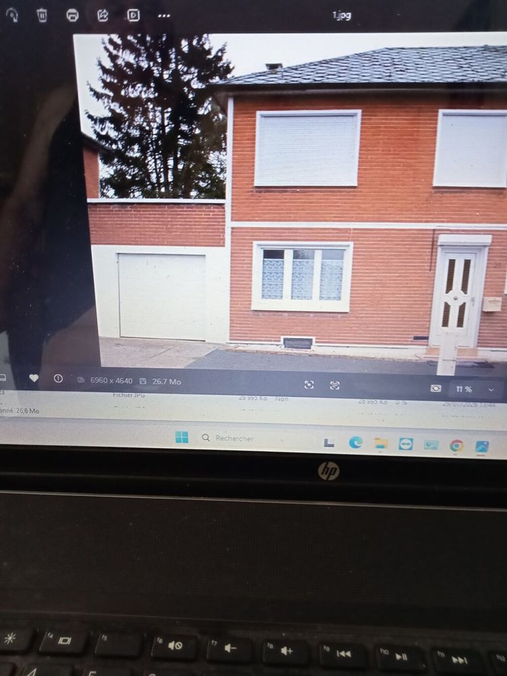 Location Maison maison meublée   mitoyenne d'un coté  garage  cambrai 59400 Cambrai