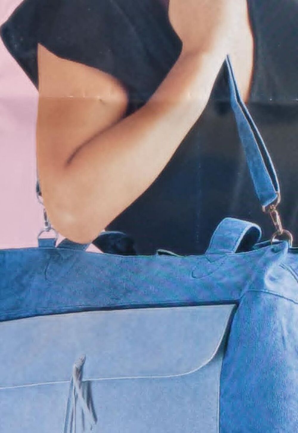 Sac Femme avec Bandouli&egrave;re Amovible &amp; Porte-cl&eacute;s Assortis Maroquinerie