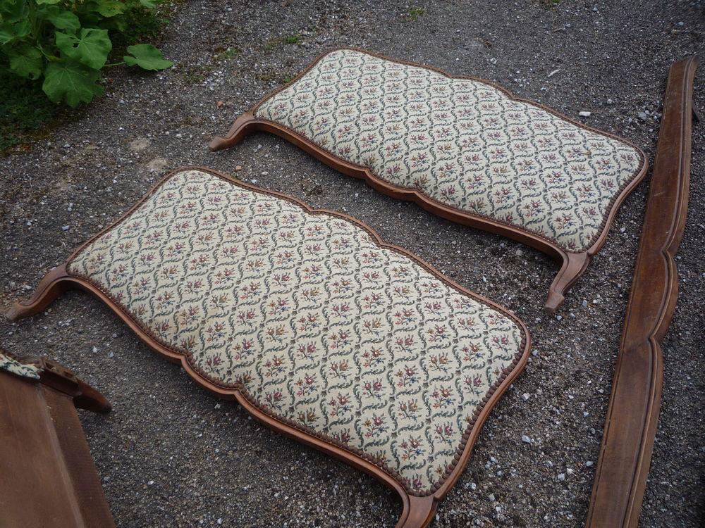 Lit Louis XV jumeaux tapissier en 100cm Meubles