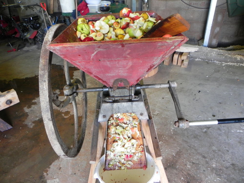 pressoir et moulin a pomme Jardin