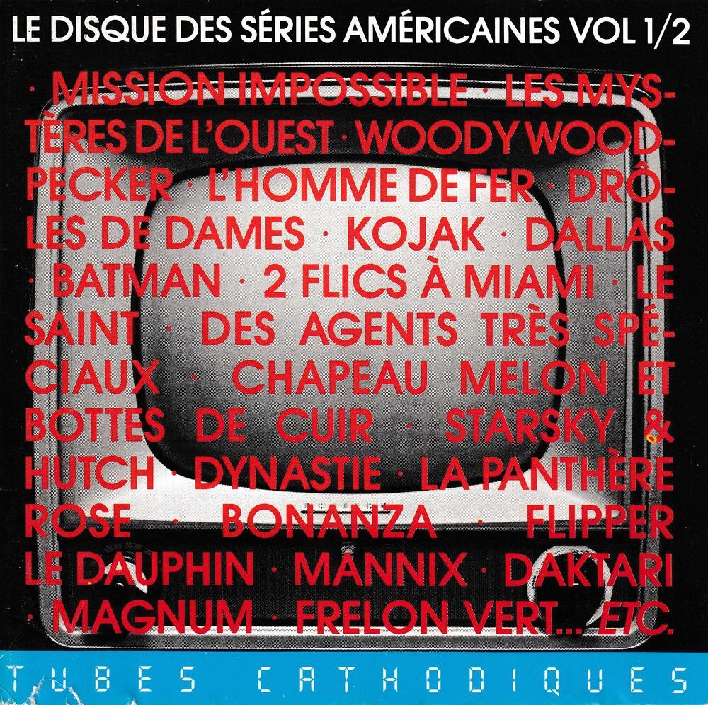 CD Le Disque Des S&eacute;ries Am&eacute;ricaines Volume 1 &amp; 2 CD et vinyles