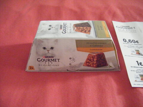 PURINA Gourmet bouchées en gelée au poulet 2x57g pour CHAT 1 Tosse (40)