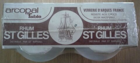 4 Tasses a café et soucoupes publicitaires ARCOPAL Nancy (54)