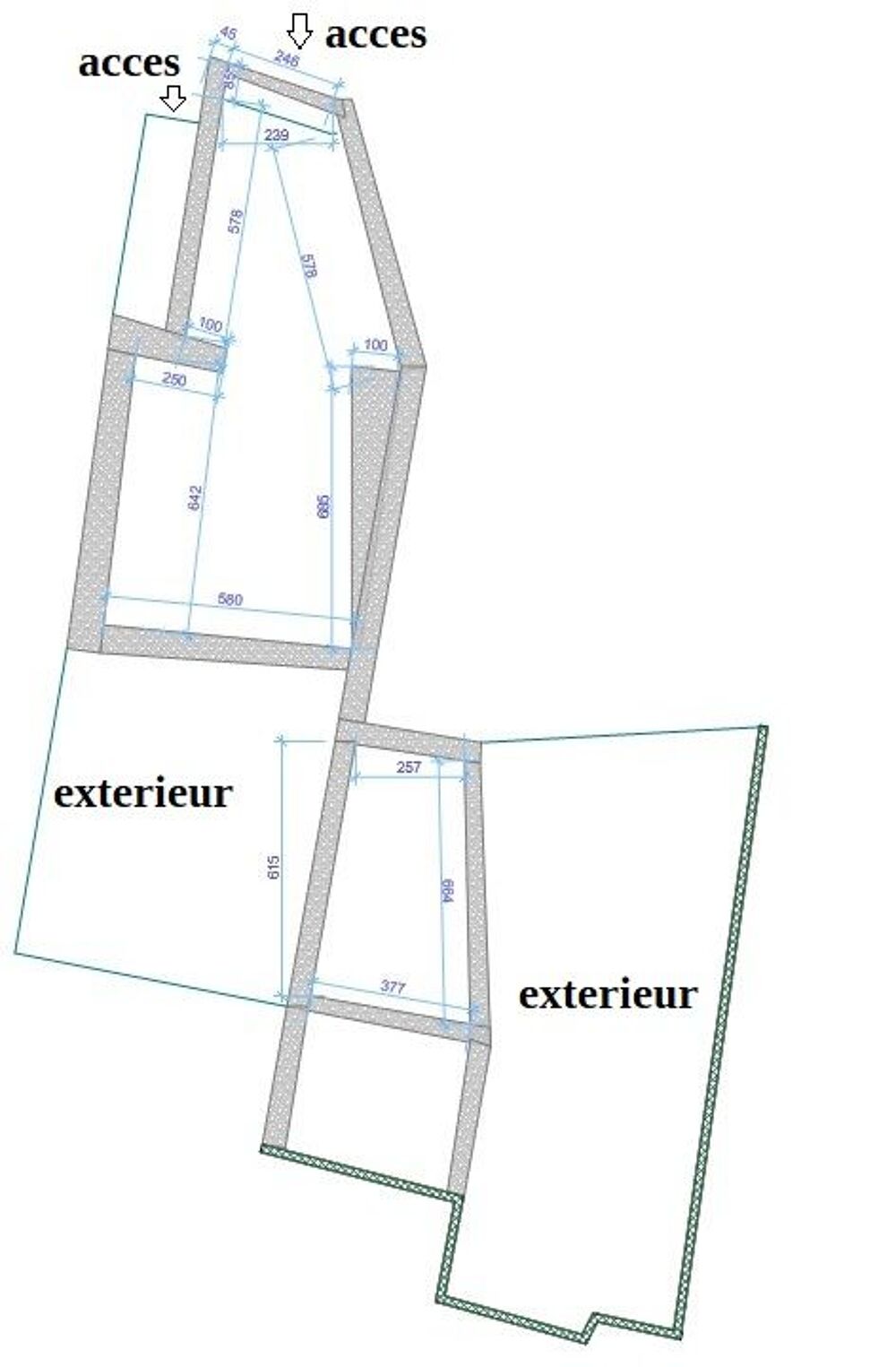 Vente Maison 2 batisses à rénover à 100m du port de Saujon Saujon