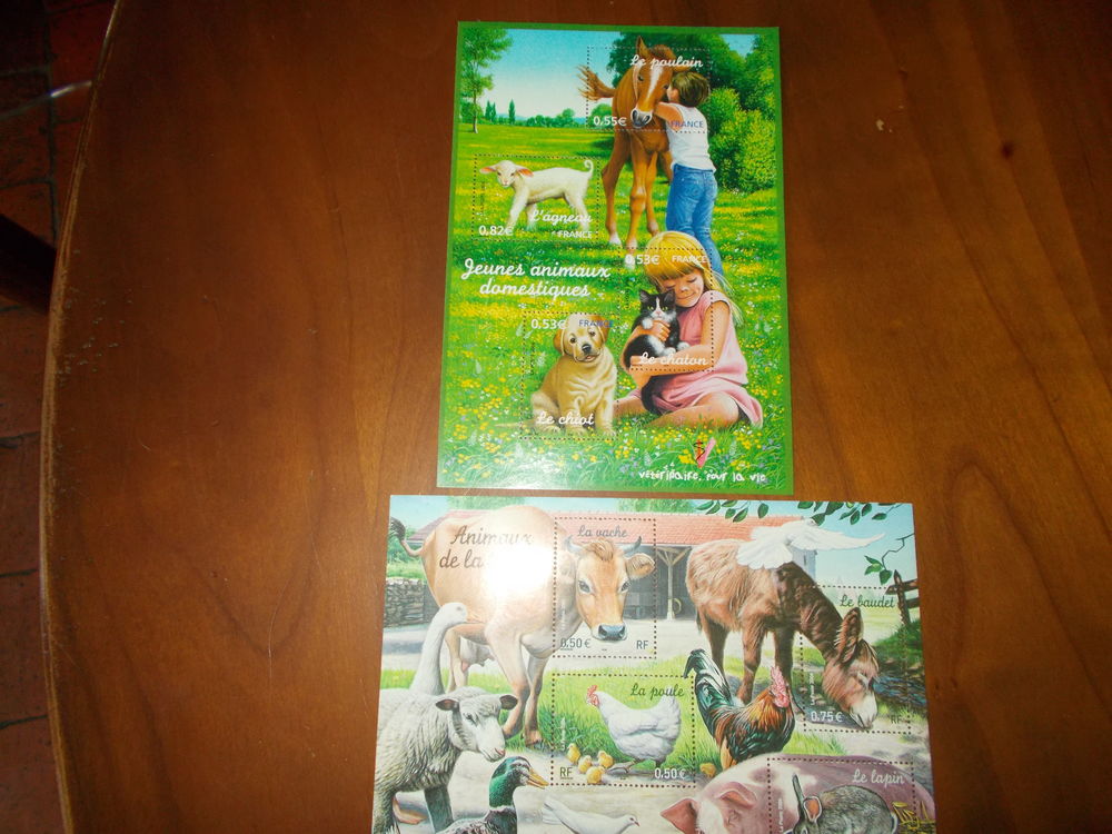 timbres les animaux de la ferme 