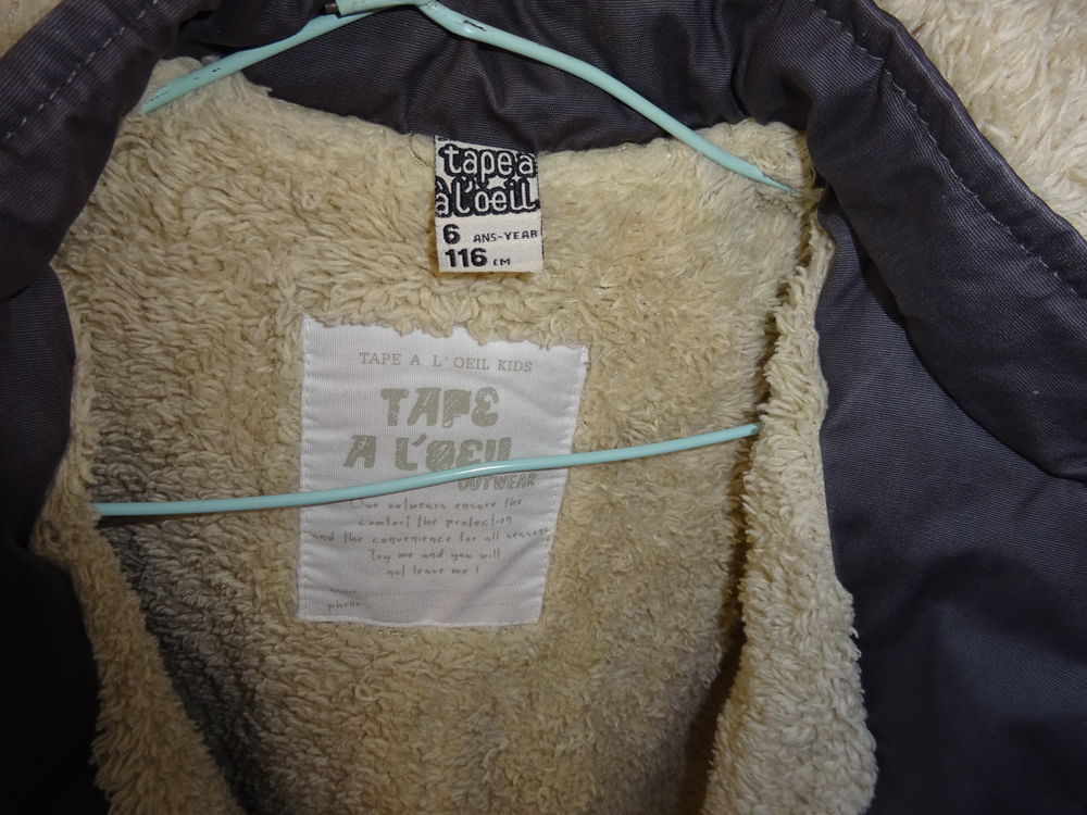 MANTEAU Tape &agrave; l'oeil 6 ans Vêtements enfants