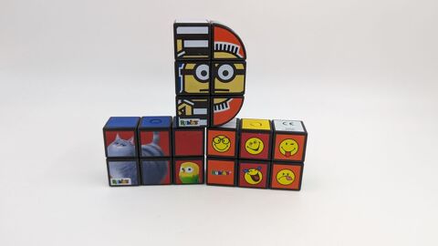 Lot de jouets Happy Meals McDonald's Rubik's Les Minions 3 Vulbens (74)