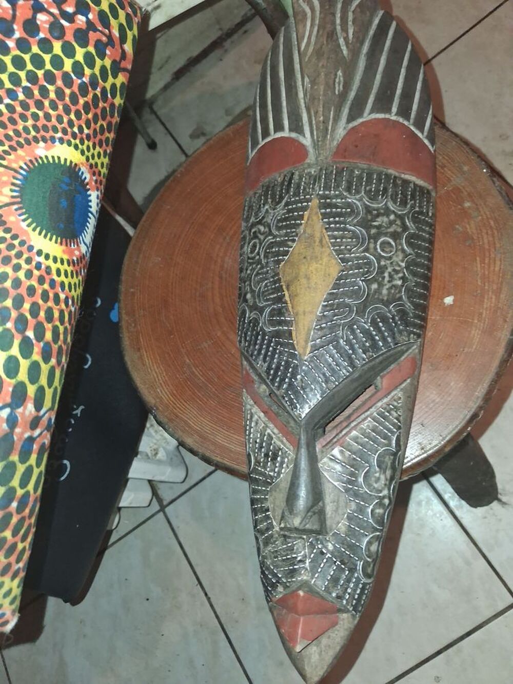 Masque Africain sp&eacute;cial 
30 euros D�coration