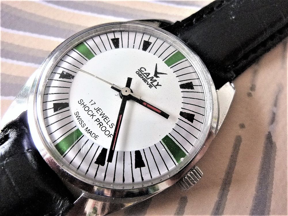 CAMY montre Suisse homme 1975 CAM1003 Bijoux et montres