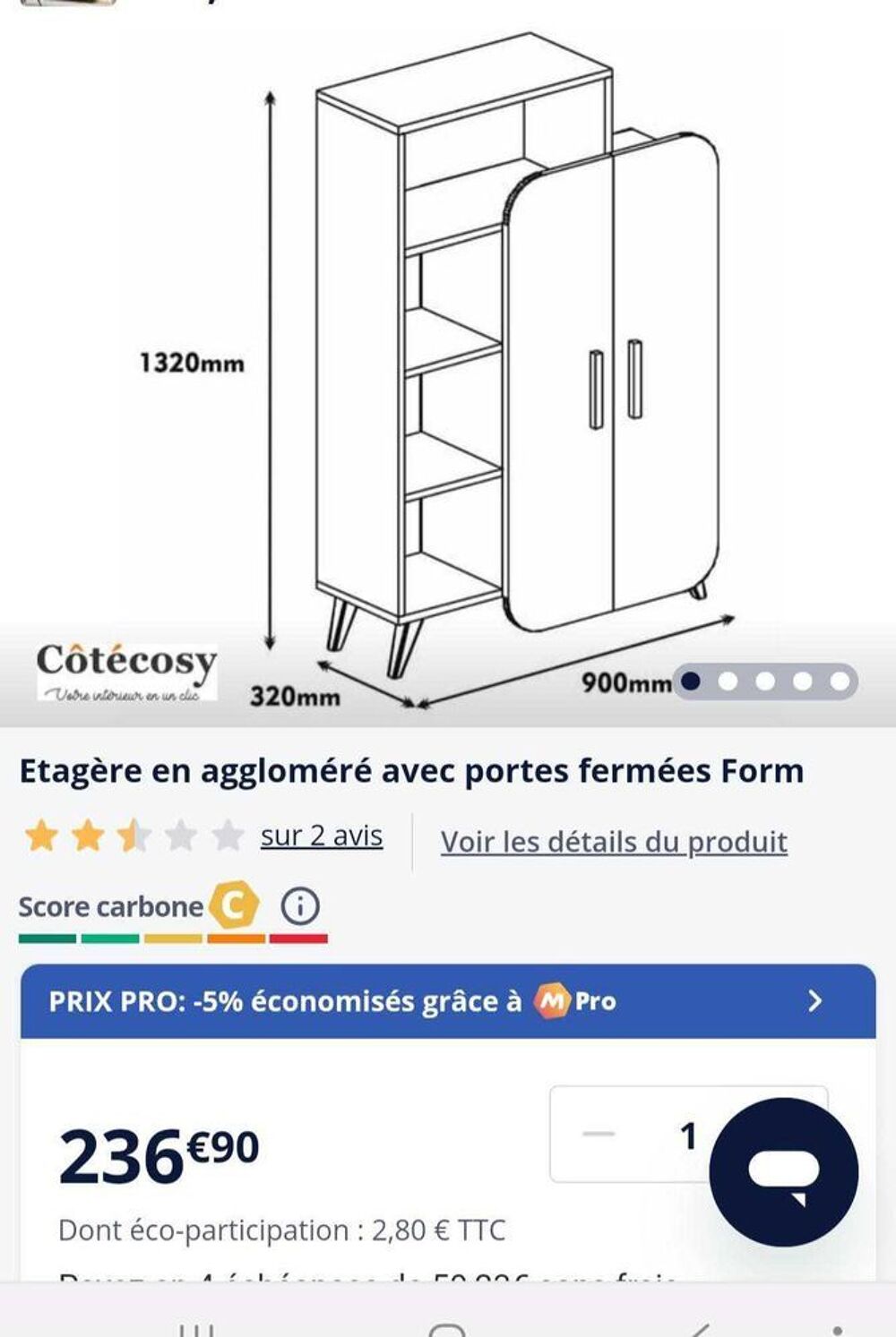meuble blanc tr&egrave;s bon &eacute;tat Meubles