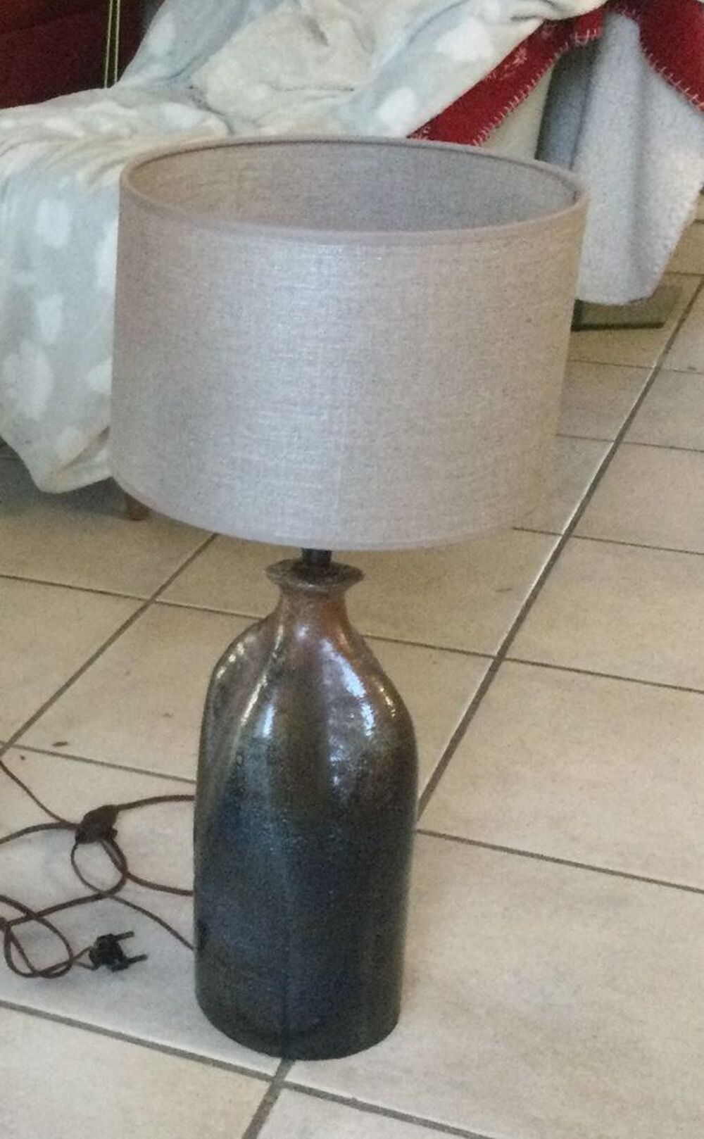 Lampes &agrave; poser vintage en c&eacute;ramique Décoration