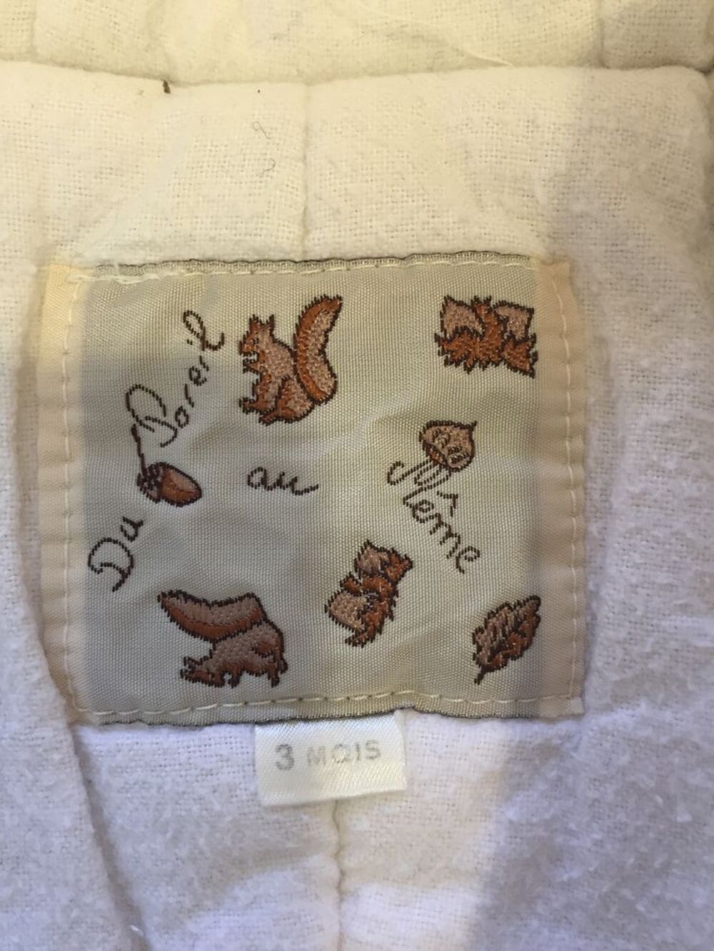 Combinaison hiver b&eacute;b&eacute; " Du pareil au m&ecirc;me " Vêtements enfants