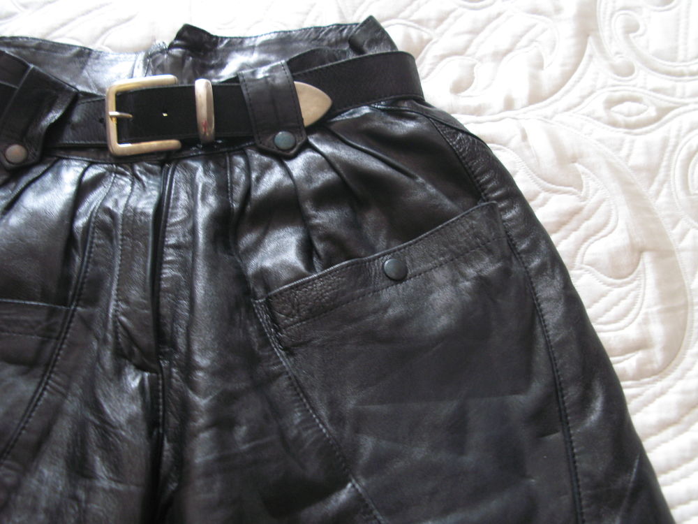 Pantalon cuir Vtements