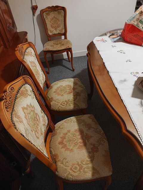 Table ovale avec vitre , de salle  manger en Merisier 450 Anglet (64)