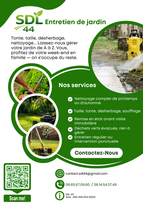 Entretien de jardin & valorisation de bien ? Nantes  0 44400 Rez�