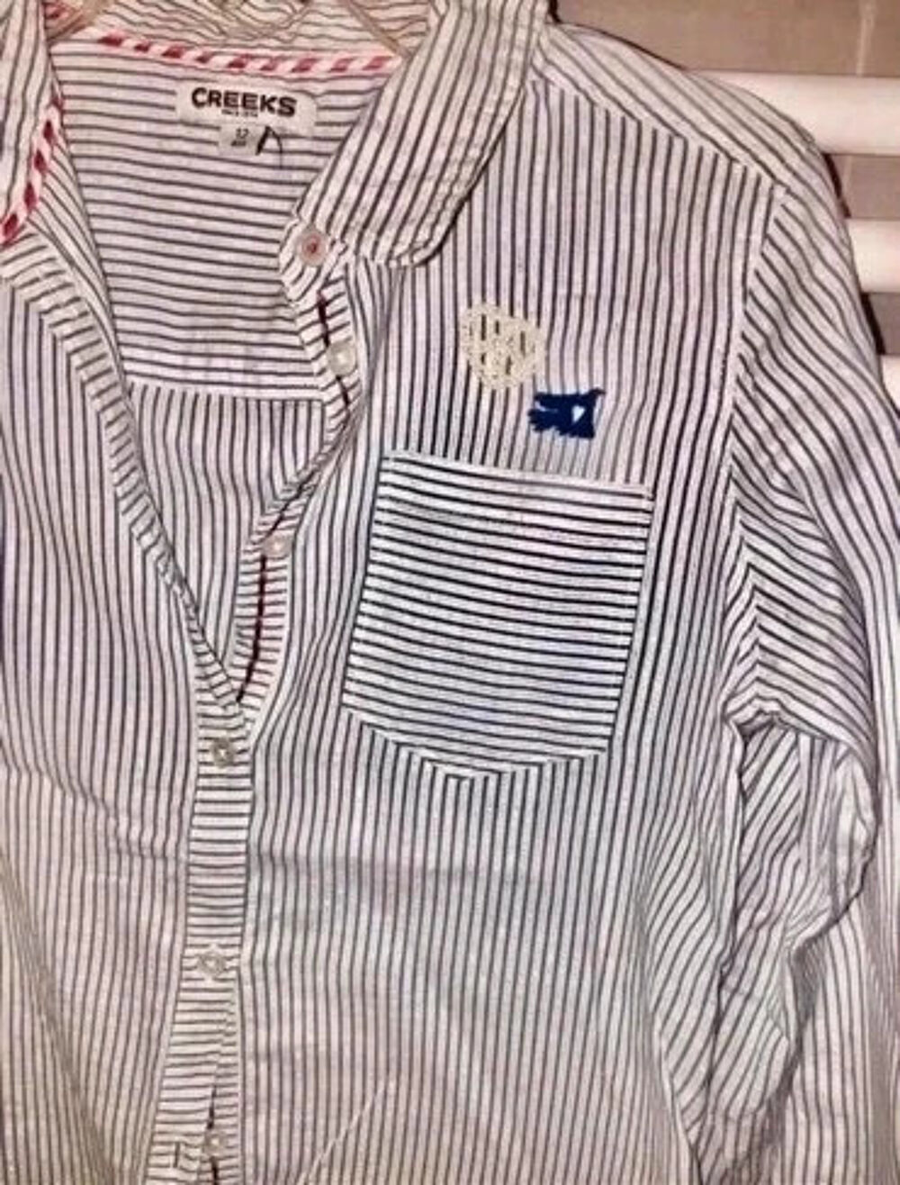 Chemise Creeks 12 ans neuve &agrave; 8 euros
Vêtements enfants