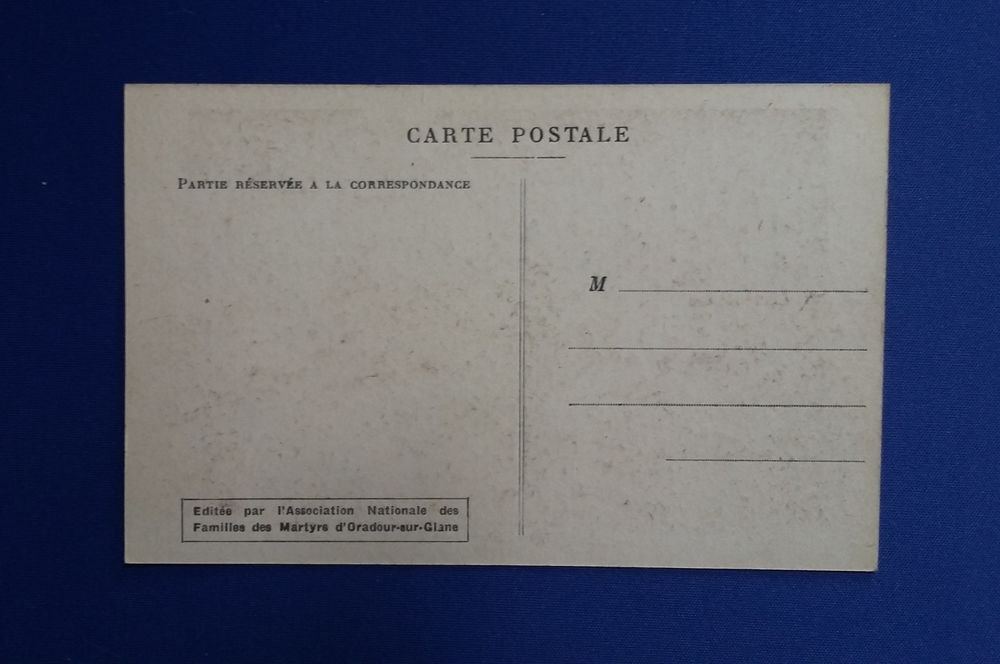 Ancienne carte postale d'Oradour-sur-Glane (2) 