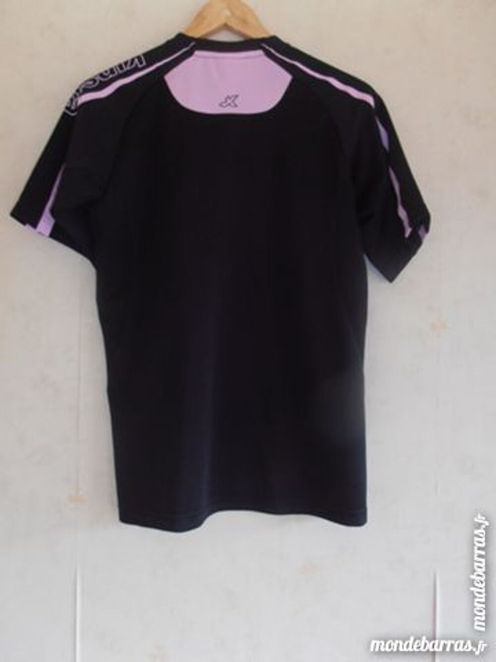 Tee-shirt rose et noir (V5) Sports