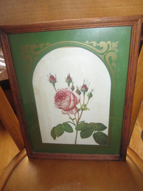 tr�s joli cadre avec motif une rose tour bois et autre 0 M�rignies (59)