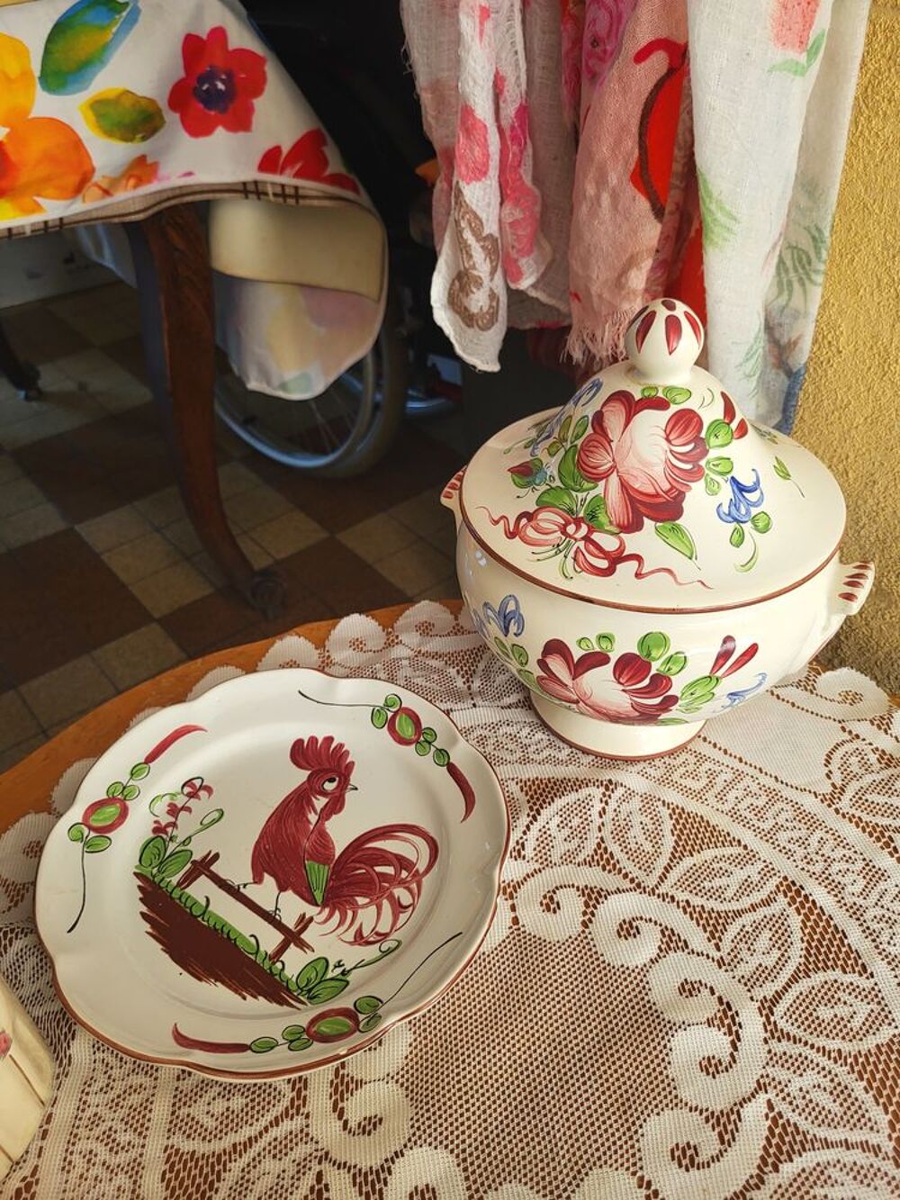 Soupi&egrave;re et son plat Décoration