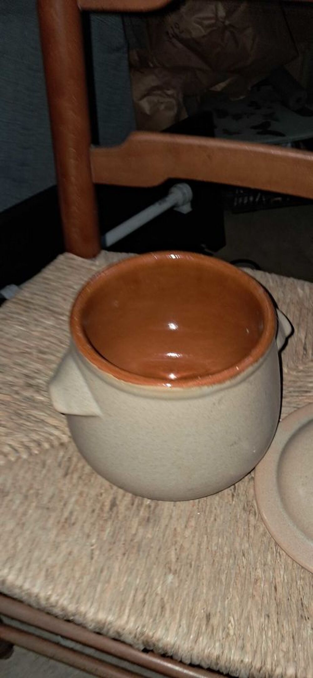 cocotte marron clair Décoration
