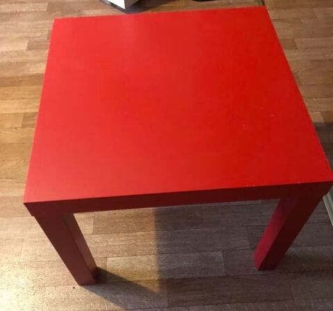 Table basse carrée, laquée rouge, dim 60 X 60, quasi NEUVE 8 Dijon (21)