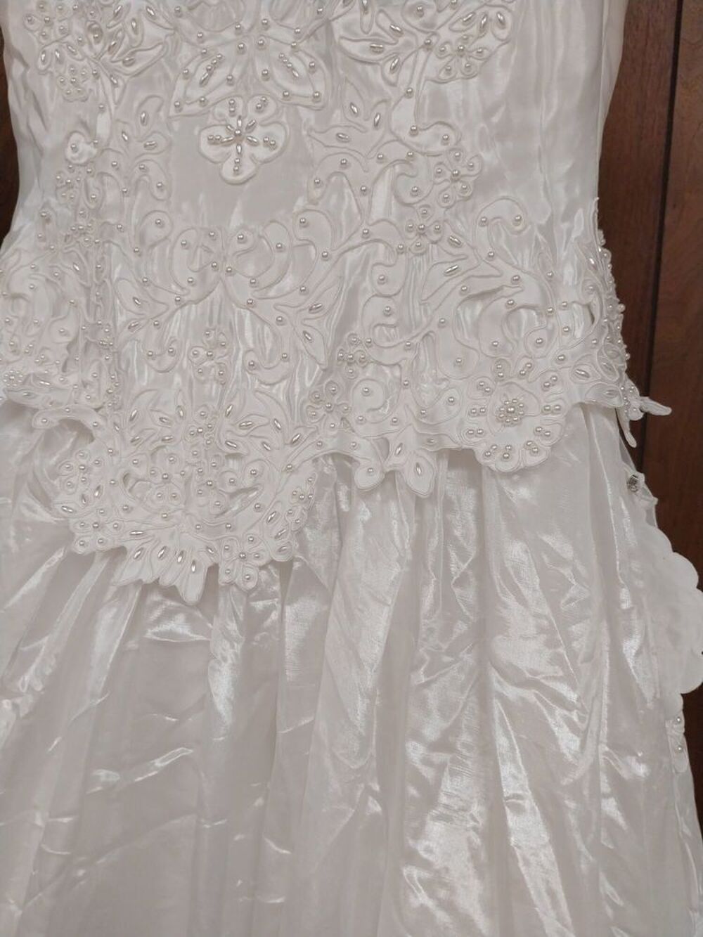 Robe de mari&eacute;e vintage princesse Lohrencel Cassel Vêtements