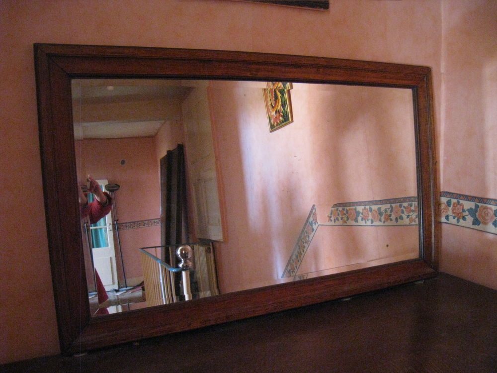 Miroir 18 ieme au mercure biseaut&eacute; Décoration
