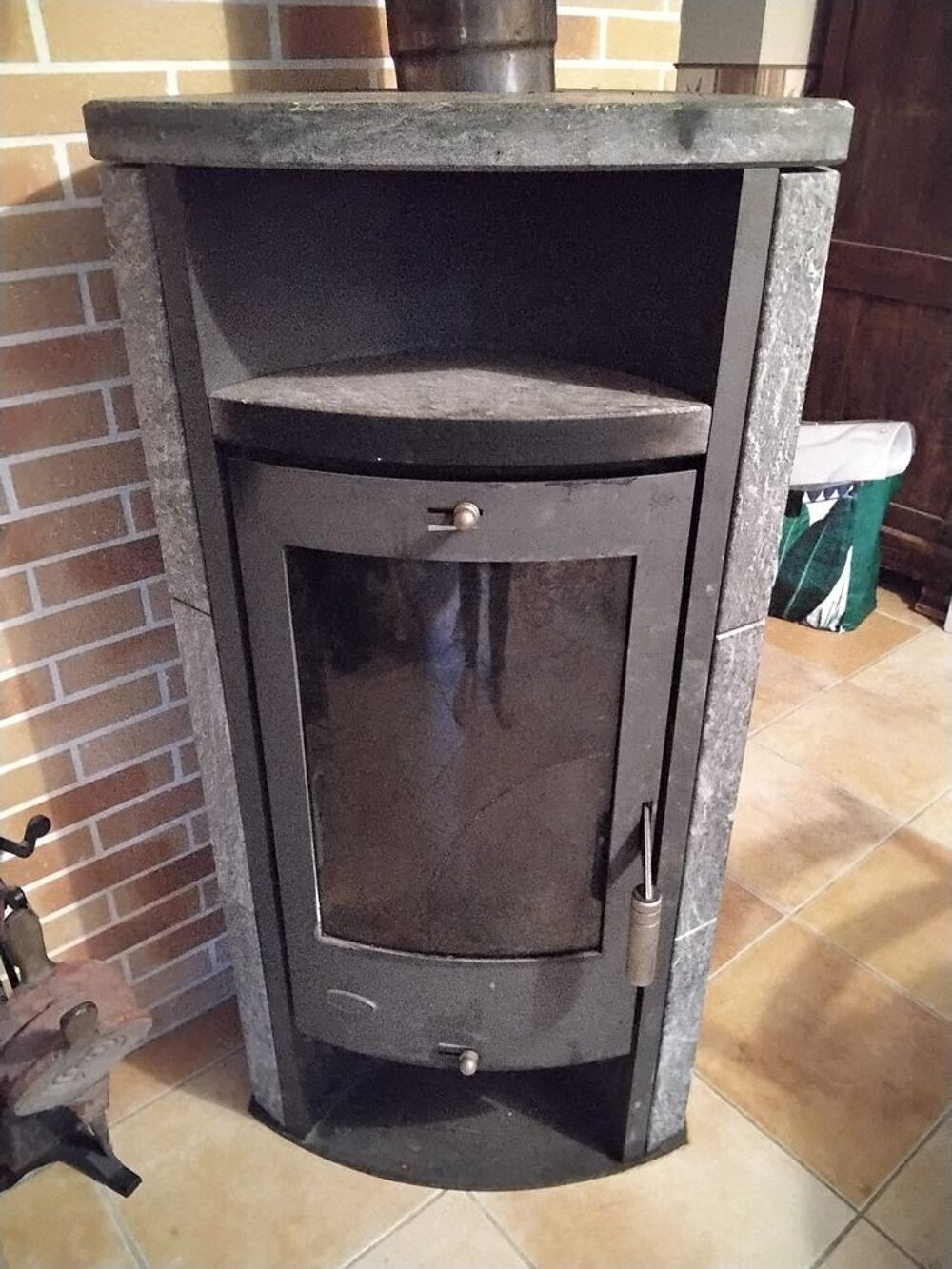 Poele a bois vertical Décoration
