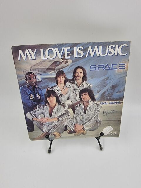 Vinyle 45 tours Space : My Love is Music (Final Signal) avec 3 Vulbens (74)