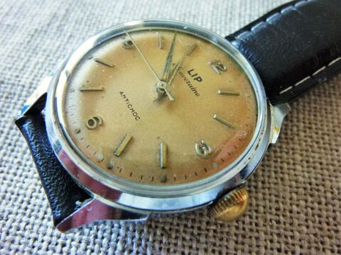 LIP SOUVERAINE montre m�canique homme 1970 LIP0017 130 Metz (57)