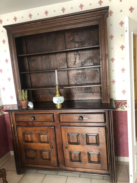 Ancien vaisselier en chne 250 Chenve (21)